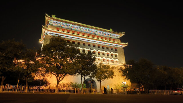 北京前门夜景