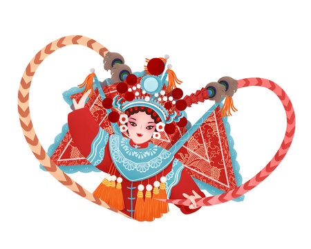 國潮京劇人物