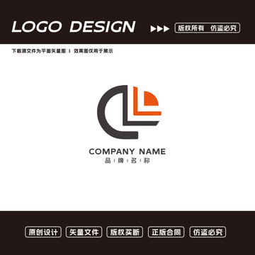 CL字母logo标志