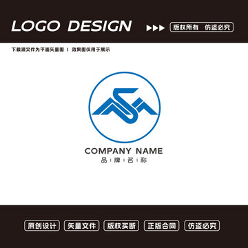 S字母logo标志