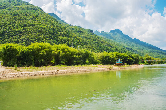 中国广东的山脉和公园绿色美景