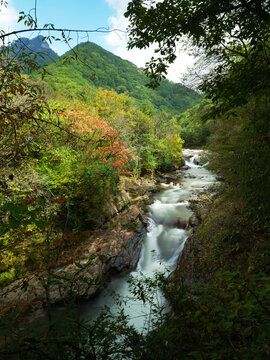 秦岭山水风光