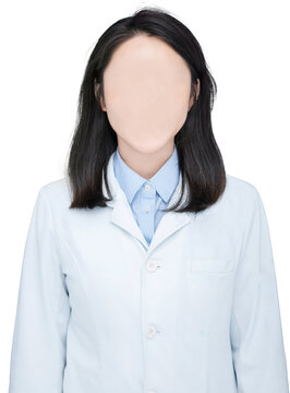 女士白大掛素材