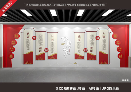 中醫(yī)文化展示展廳墻
