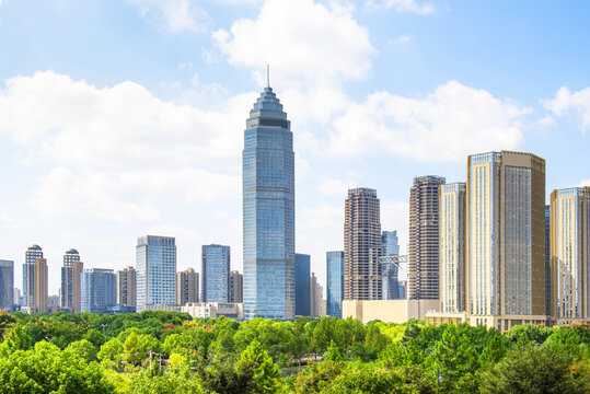 绍兴迪荡新城建筑全景