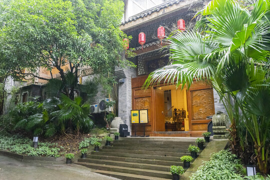 中式建筑门庭