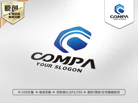 C字母LOGO设计