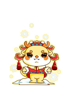 龍年貼紙