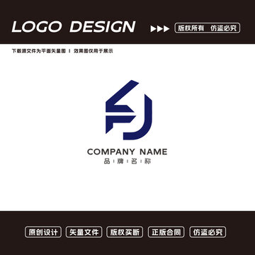 LJ字母logo標(biāo)志
