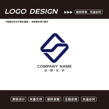 S字母logo标志