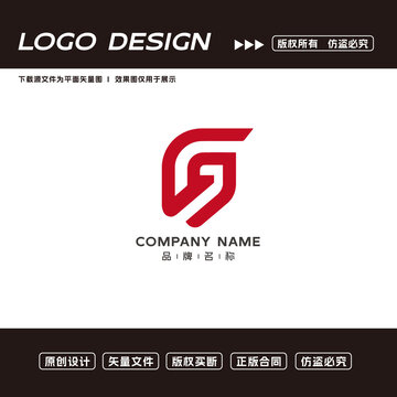 G字母logo标志