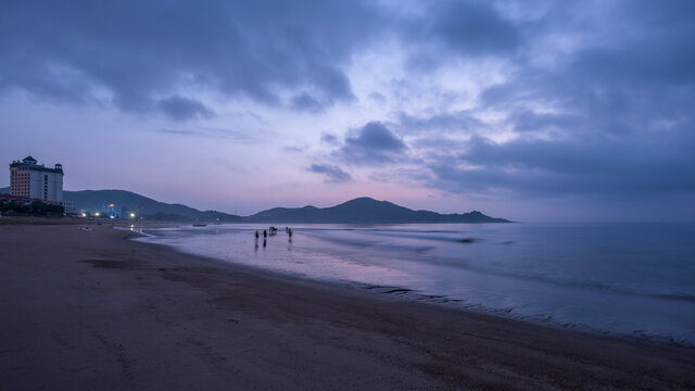 海边朝霞