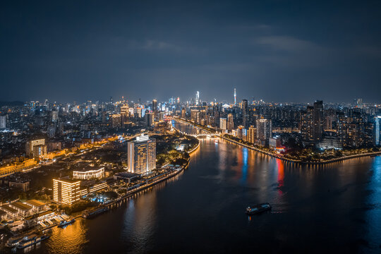 广州白鹅潭夜景