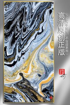 抽像油畫