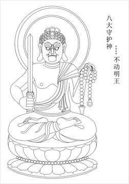八大守護(hù)神之不動明王