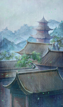 古風(fēng)場(chǎng)景建筑