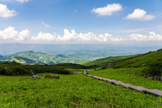 贵州六盘水韭菜坪风景区