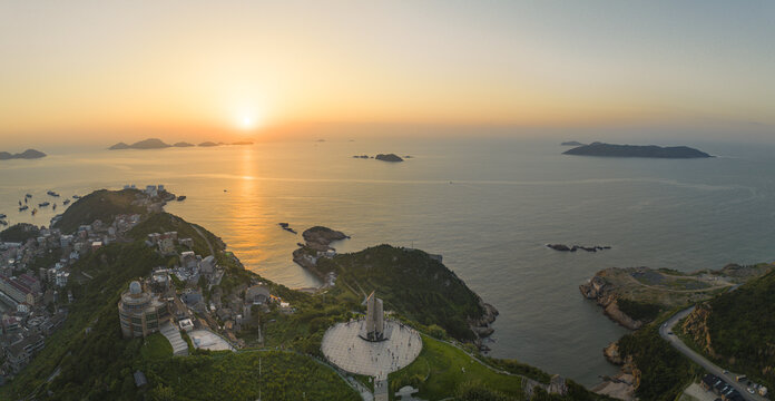 中国浙江温州温岭石塘半岛清晨