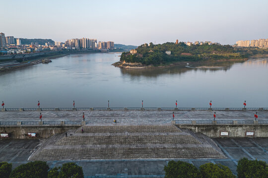 渠江公园景色