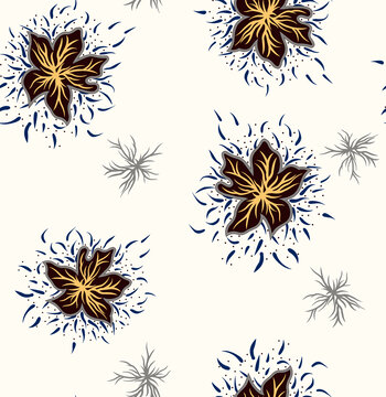 手繪花