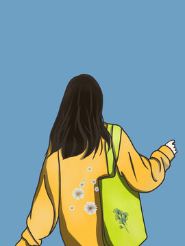 扁平人物插畫(huà)