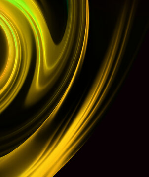 几何抽象金色旋涡背景