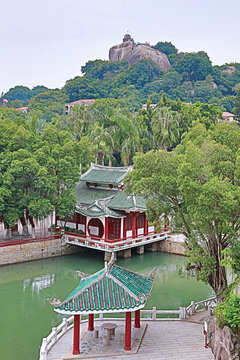 鼓浪屿日光岩菽庄花园园林风景