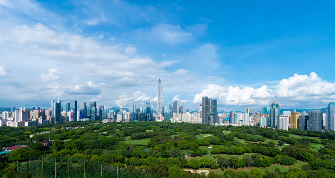 深圳福田中心区全景