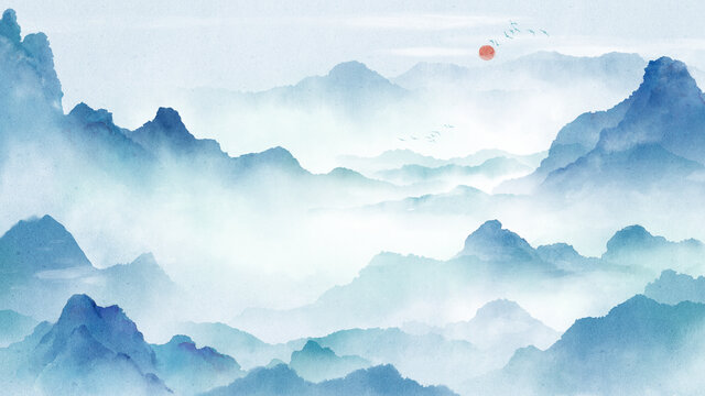 山水圖
