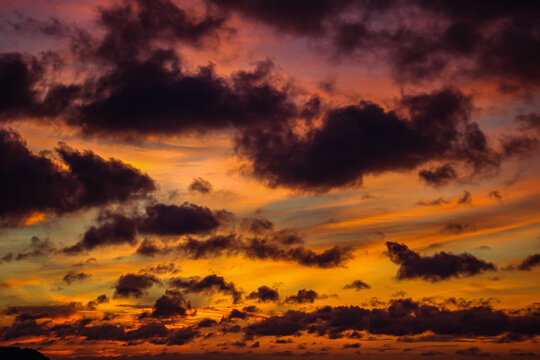 夕阳天空