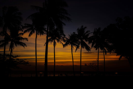 夕阳天空