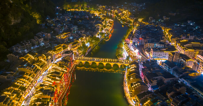 镇远古镇夜景