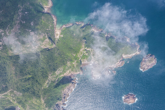 俯瞰香港海岛