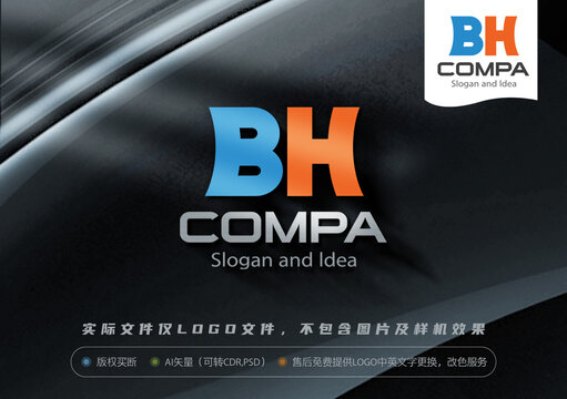 bh字母LOGO