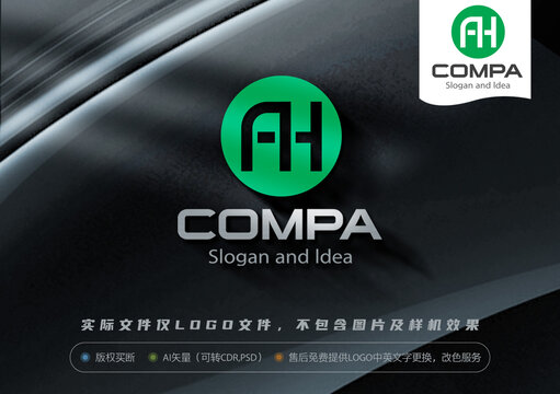 Fh字母LOGO