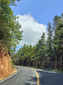 山区柏油路