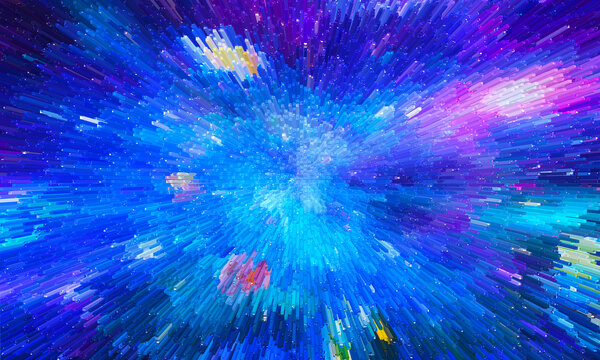 極光炫彩星空