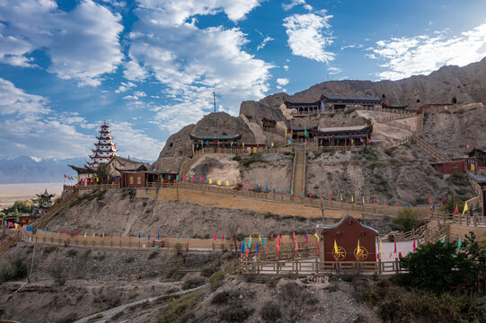 张掖肃南祁丰乡文殊寺景区