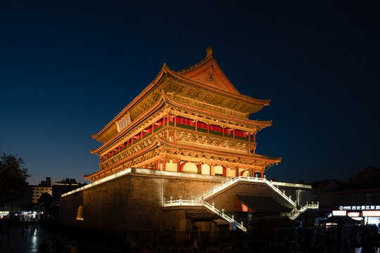 西安鼓楼夜景