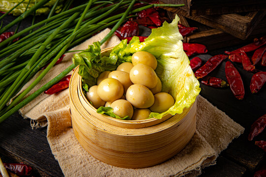 火鍋菜品鹵鵪鶉蛋