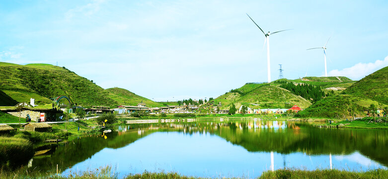 仰天湖风景