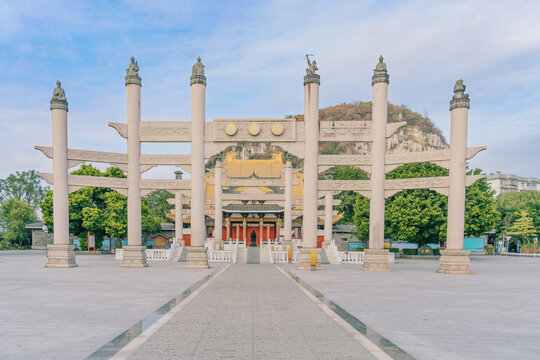 广西柳州文庙大门牌坊棂星门