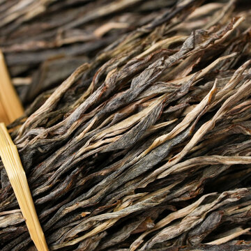 普洱茶干茶茶毫特寫