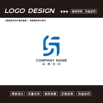 J字母logo标志