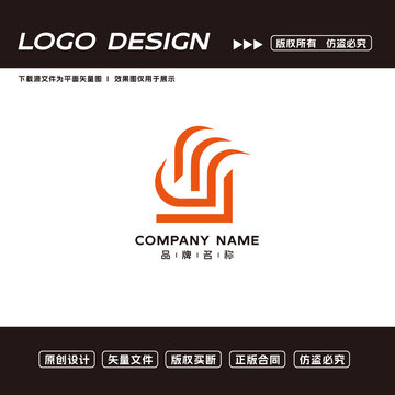 J字母logo标志