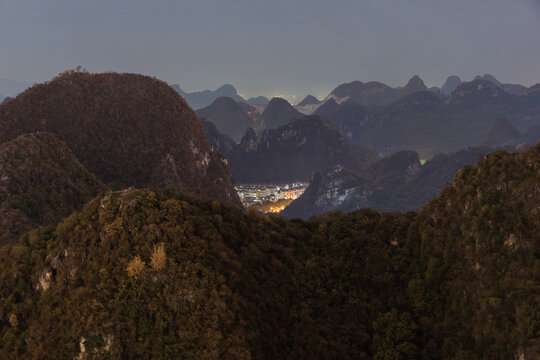 柳州马鞍山夜景