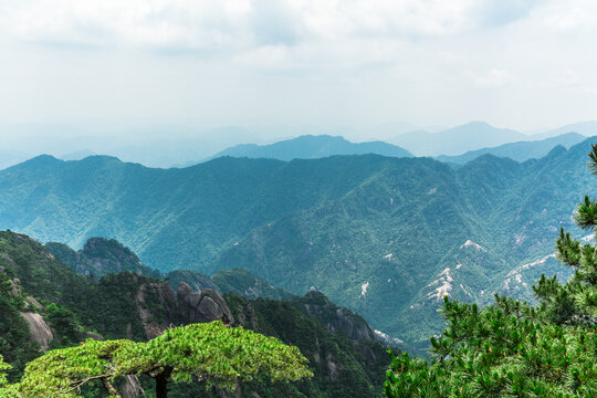 水墨黄山全景大图