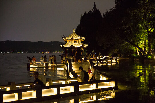 西湖夜景