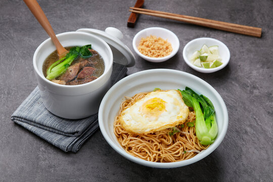 豬肺湯干拌面套餐