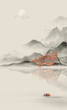 禪境中式山水